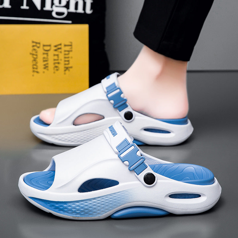 Men’s Dual-Purpose Summer Sandals – Thick-Soled Outdoor Shoes