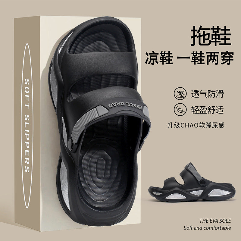 Men’s Large-Size Summer Sandals – Non-Slip Casual Shoes