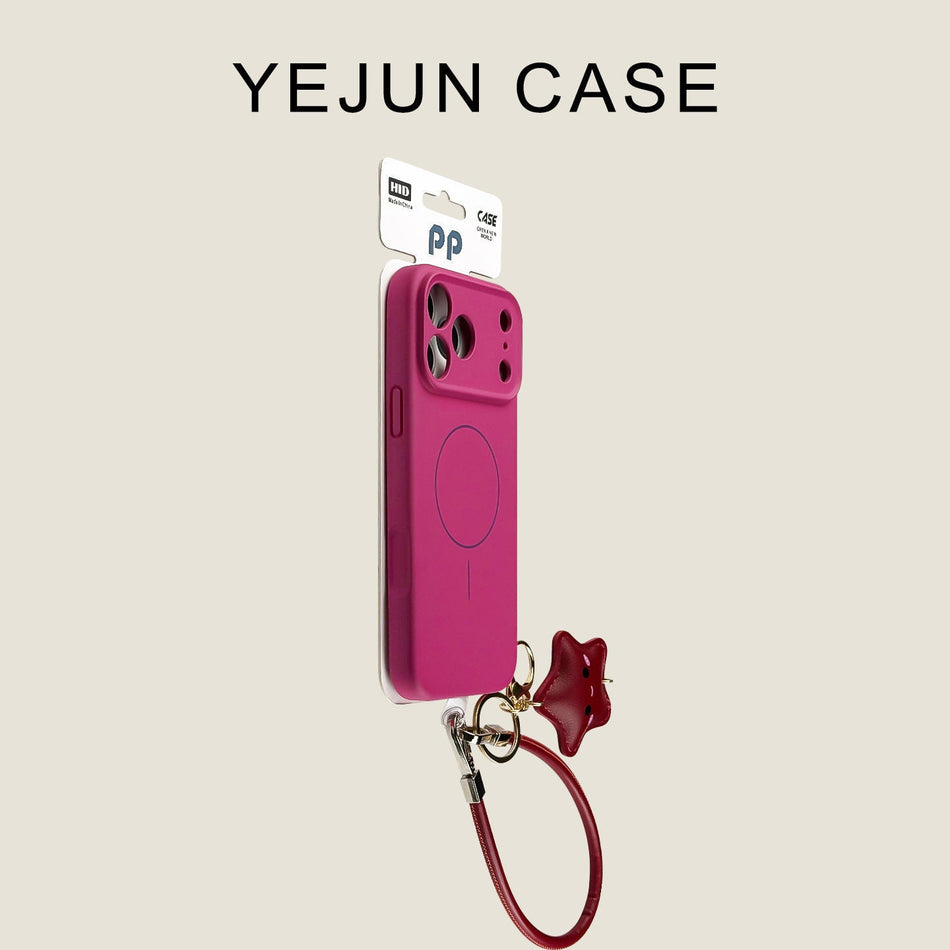 iPhone 17 Pro Max Magnetic Case with Hand Strap
