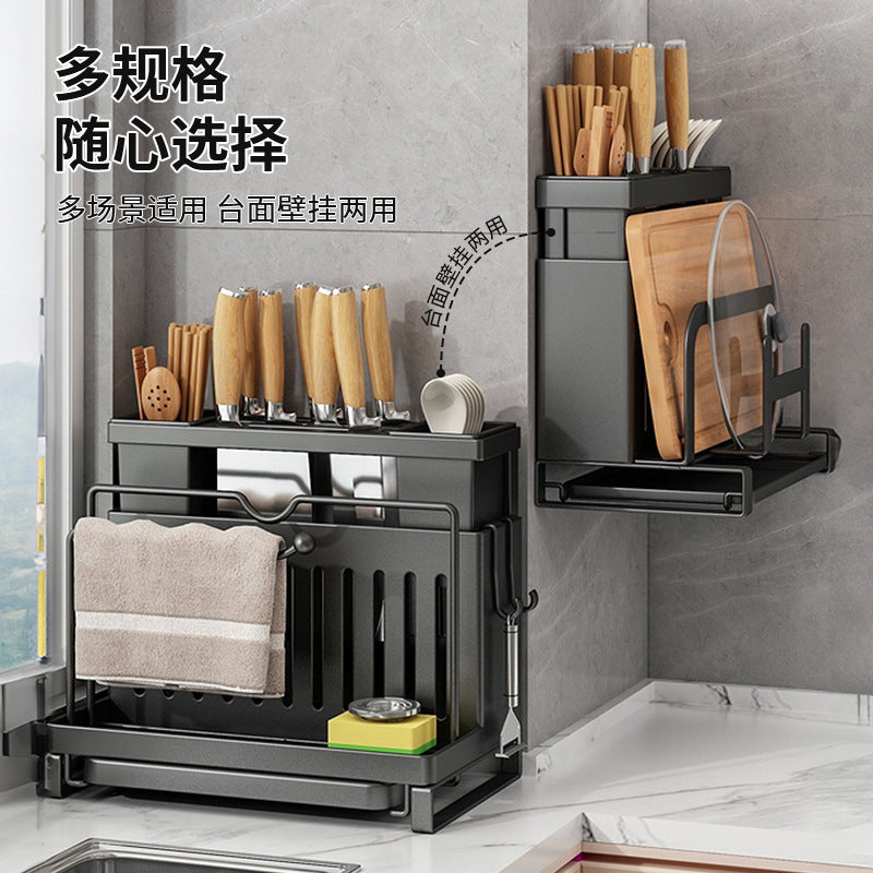 Kitchen Knife Rack Multi Functional Cutting Board Chopstick