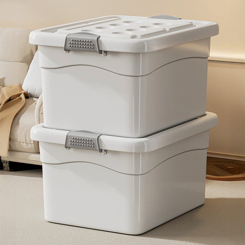 Large Capacity Plastic Storage Box Clothes Toy Snack Organizer