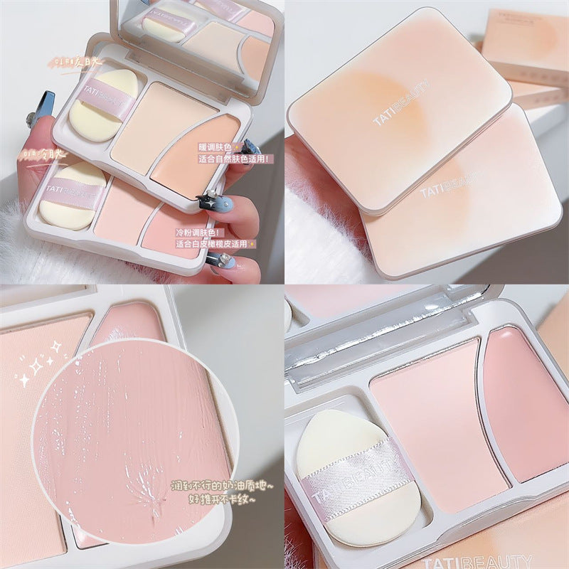 Tatibeauty Double Highlight Palette – Natural Glow & Contour