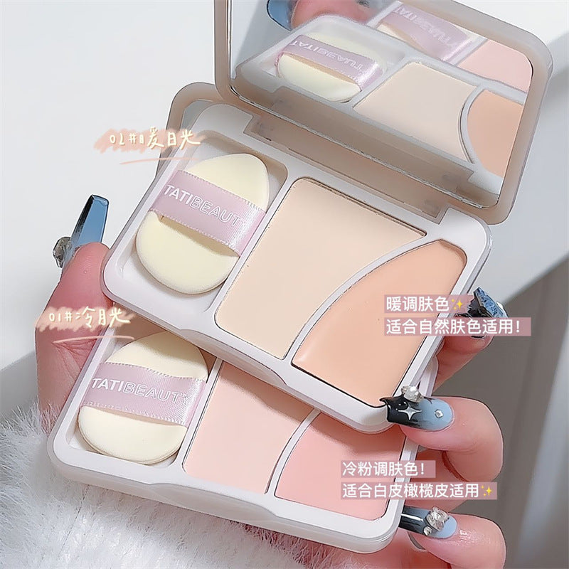 Tatibeauty Double Highlight Palette – Natural Glow & Contour
