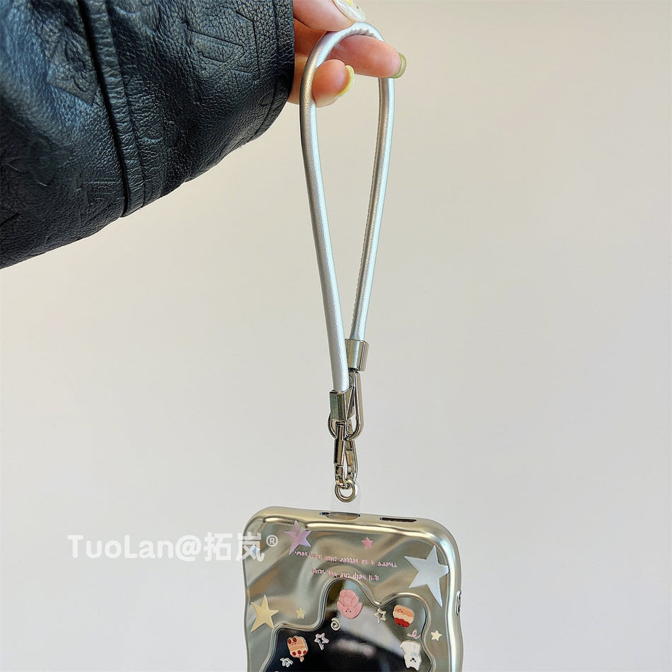 Huawei Mate 60 Pro Wave Mirror Case with Lanyard