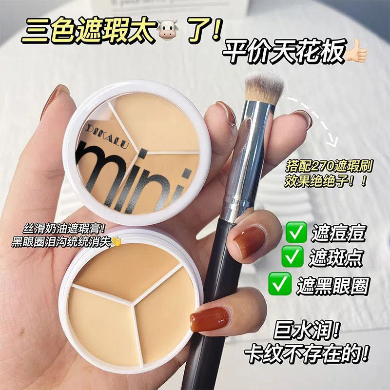 Ins Little Red Book 3-Color Concealer – Flawless Skin Secret