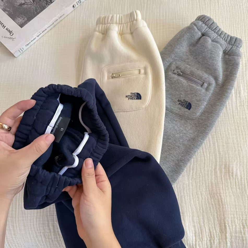 Kids Fleece Sweatpants Joggers 2026 with Pockets