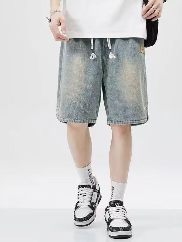 Men’s Starry Sky Denim Summer Casual Shorts