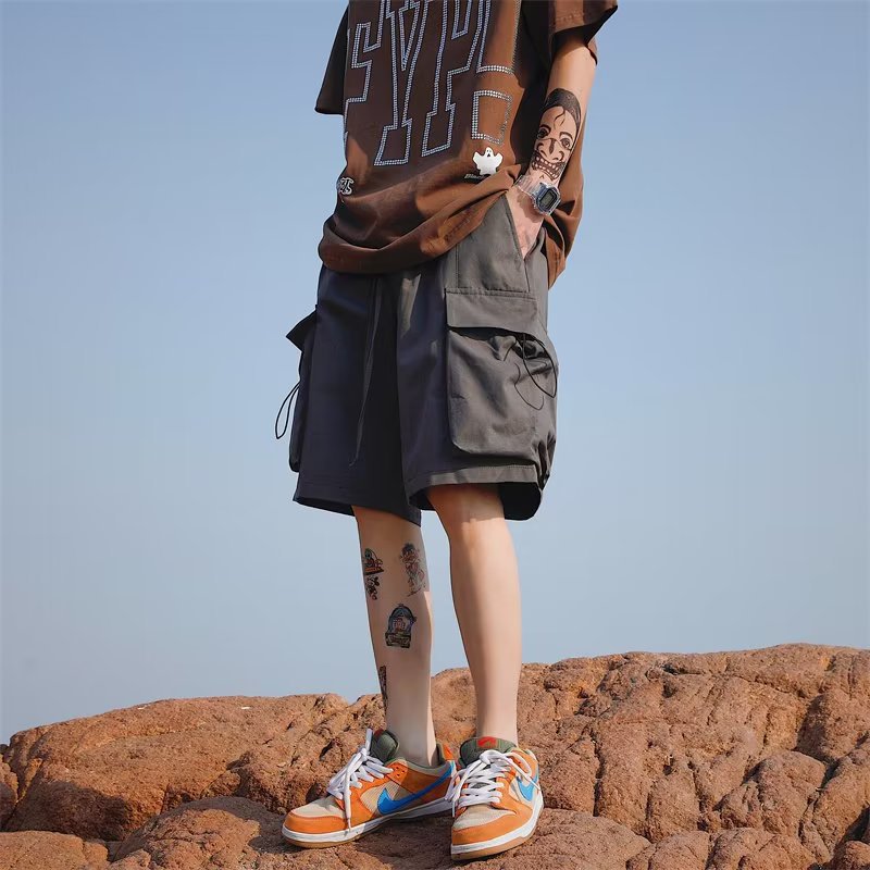 Men’s Retro American Summer Tooling Shorts