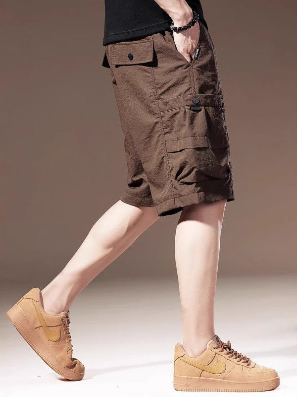Men’s American Summer Quick-Dry Cargo Shorts