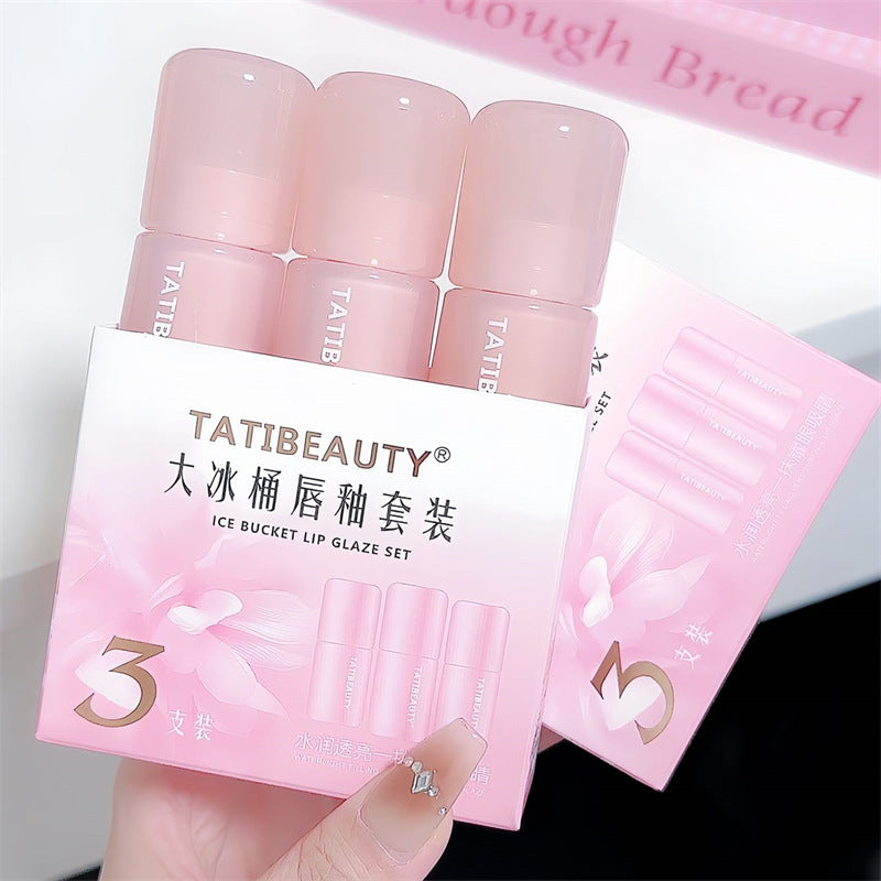 Gemini said Tatibeauty Big Ice Bucket Lip Glaze Set – Mirror