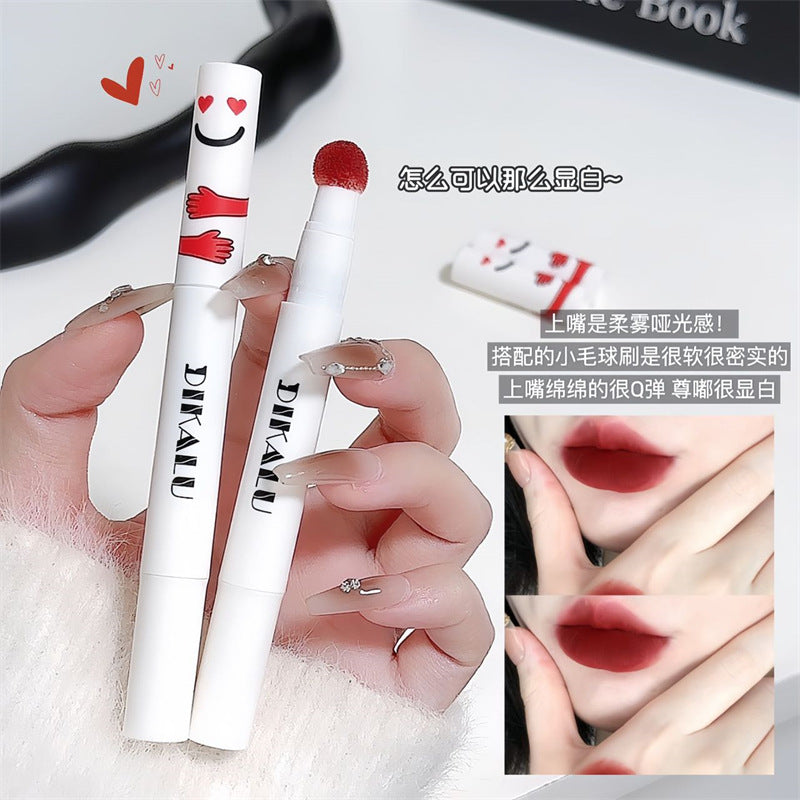 DIKALU Plush Air Cushion Lip Mud – Velvet Matte Elegance