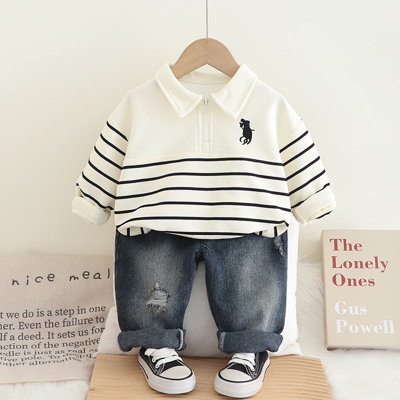 Boys Spring Autumn 2-Piece Long Sleeve Outfit