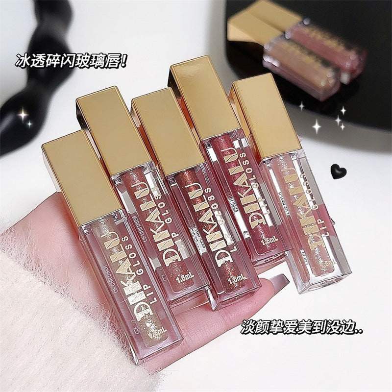 DIKALU Shaved Ice Explosion Pearl Lip Glaze – High Shine