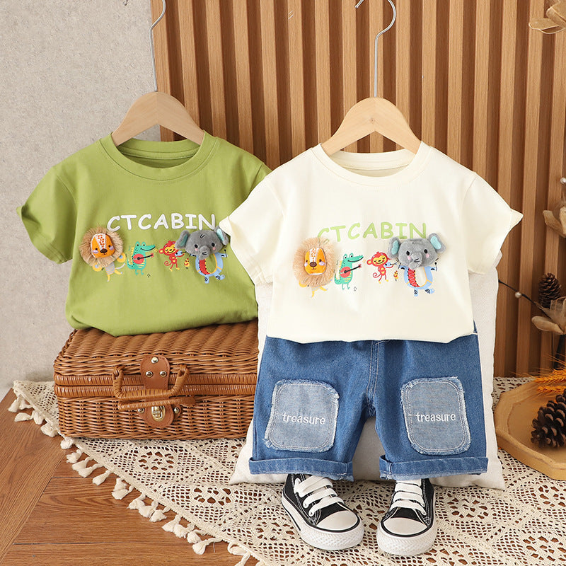 Kids Cartoon Summer 2-Piece Set (1-5 Years)