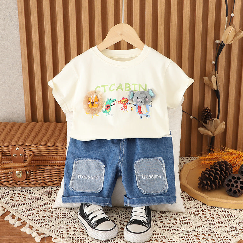 Kids Cartoon Summer 2-Piece Set (1-5 Years)