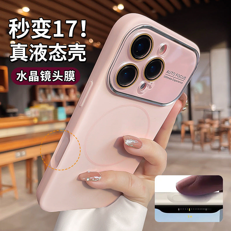 iPhone 17 Pro Max Magnetic Silicone Case with AI Button