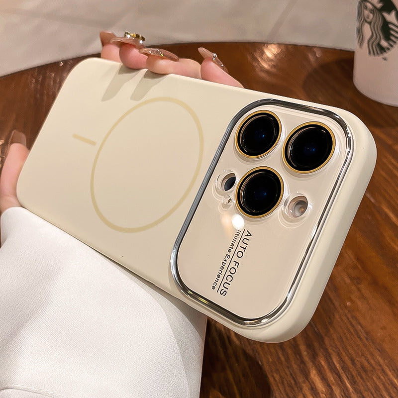 iPhone 17 Pro Max Magnetic Silicone Case with AI Button