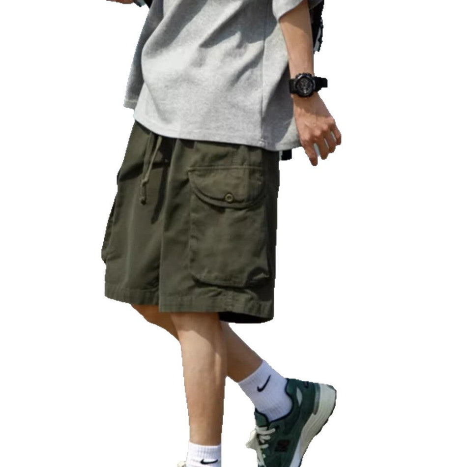 Men’s Japanese Retro Casual Workwear Shorts