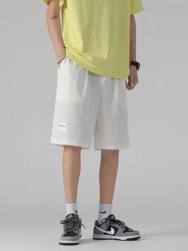 Men’s Ice Silk Loose Summer Basketball Shorts