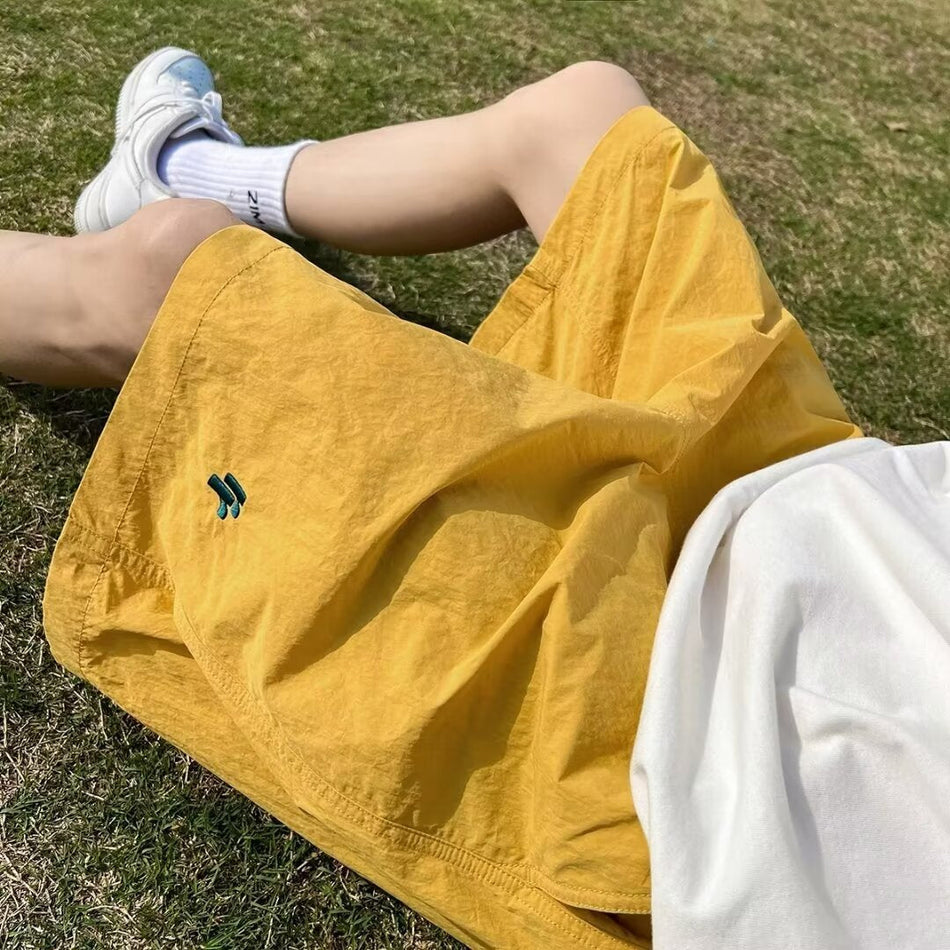 Boys’ Grey Quick-Dry Summer Sports Shorts 2025