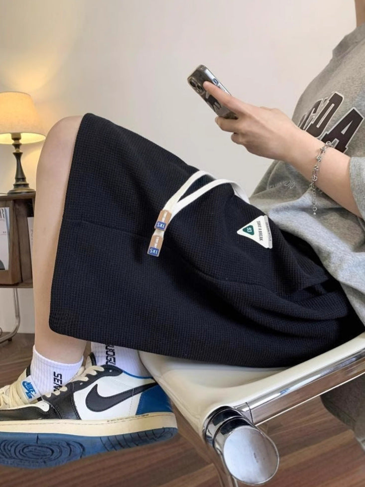 Men’s Waffles Loose Summer Casual Shorts