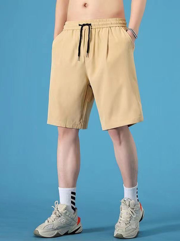 Men’s Ice Silk Summer Five-Point Sports Shorts