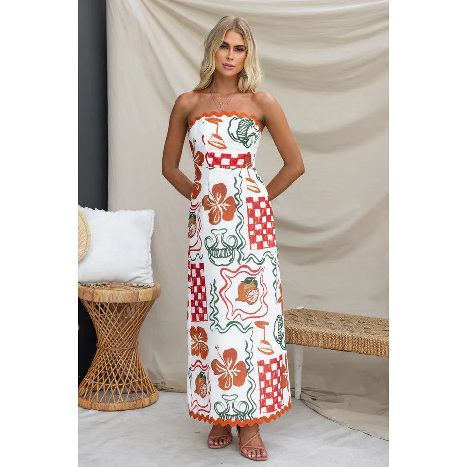Chest-Wrapped Pleated Casual Dress - Breezy 2026 Summer Wear
