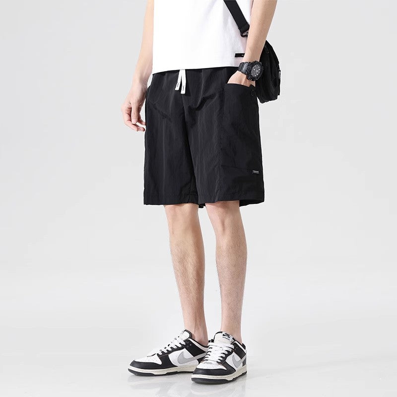 Men’s American-Style Ice Silk Summer Sports Shorts