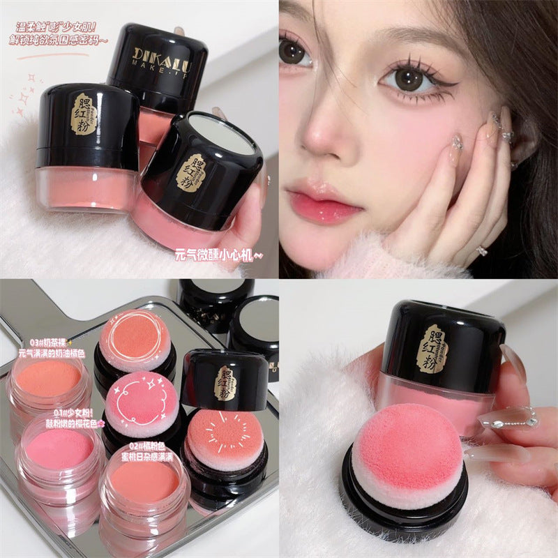 DIKALU 3-in-1 Lazy Air Cushion Blush & Highlight – All-Day Glow