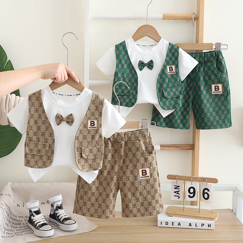 Boys 2026 Summer Western 2-Piece Suit (1-5 Yrs)