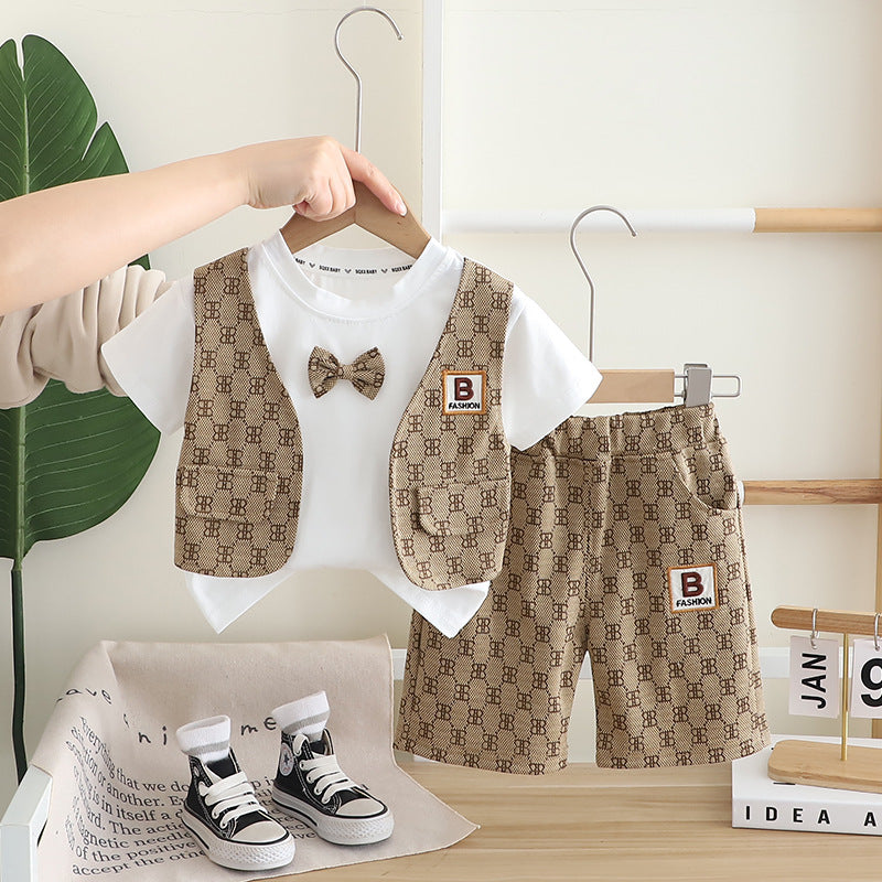 Boys 2026 Summer Western 2-Piece Suit (1-5 Yrs)