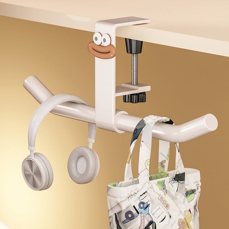 School Bag Hook Desk Side Hanging Rod Removable Classroom Hook