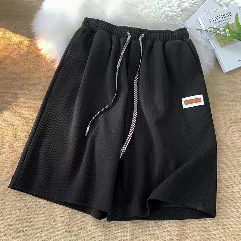 Men’s Ice Silk Loose Summer Basketball Shorts