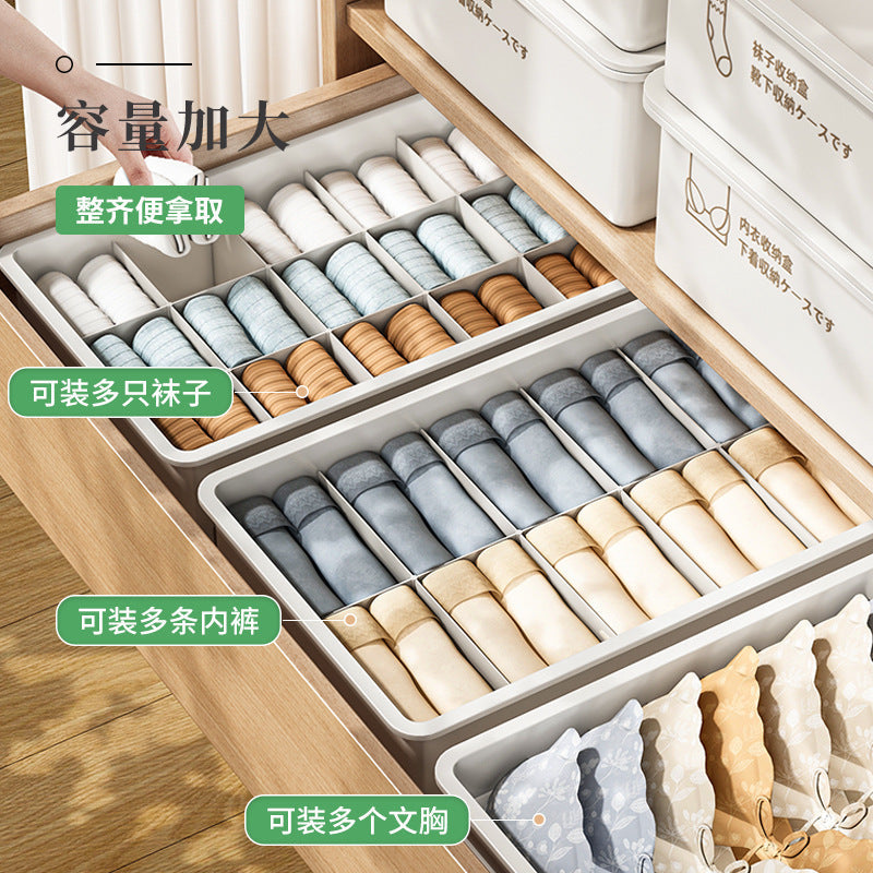 Underwear Storage Box Drawer Type Socks Compartment Organizer