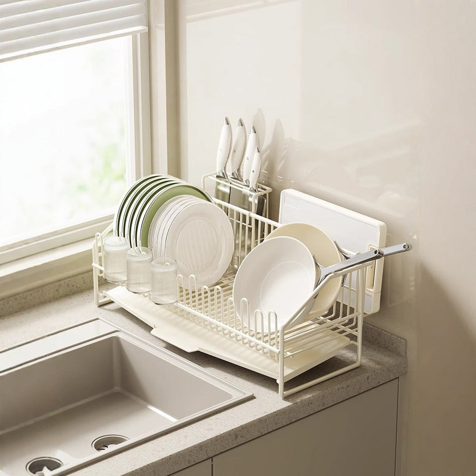 Kitchen Sink Dish Drainer Rack Countertop Bowl Cup Storage Rack