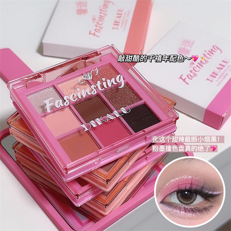 Glaze 9-Color Eyeshadow Palette | Black Rose & Shibuya Hot Girl