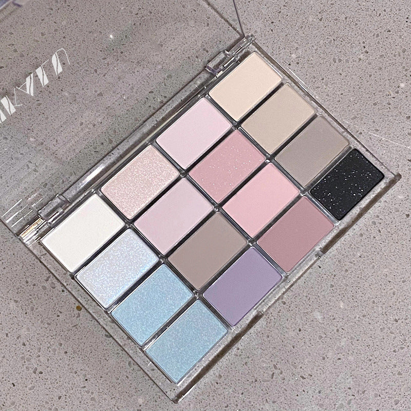 Ice Blue Olive Skin 16-Color Palette | Blue-Purple & Earth Tones