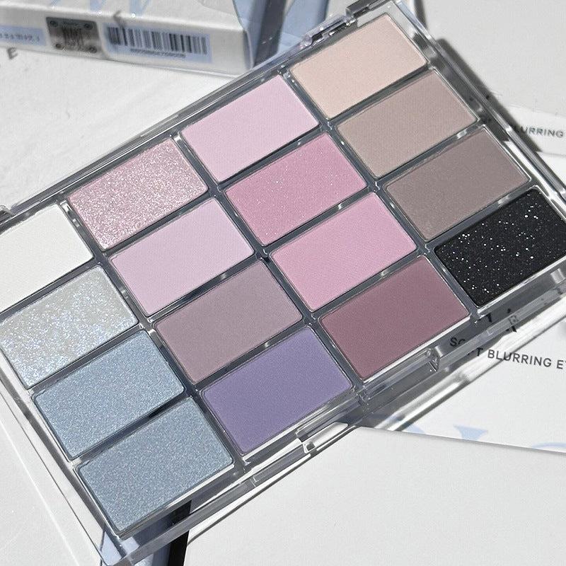 Ice Blue Olive Skin 16-Color Palette | Blue-Purple & Earth Tones