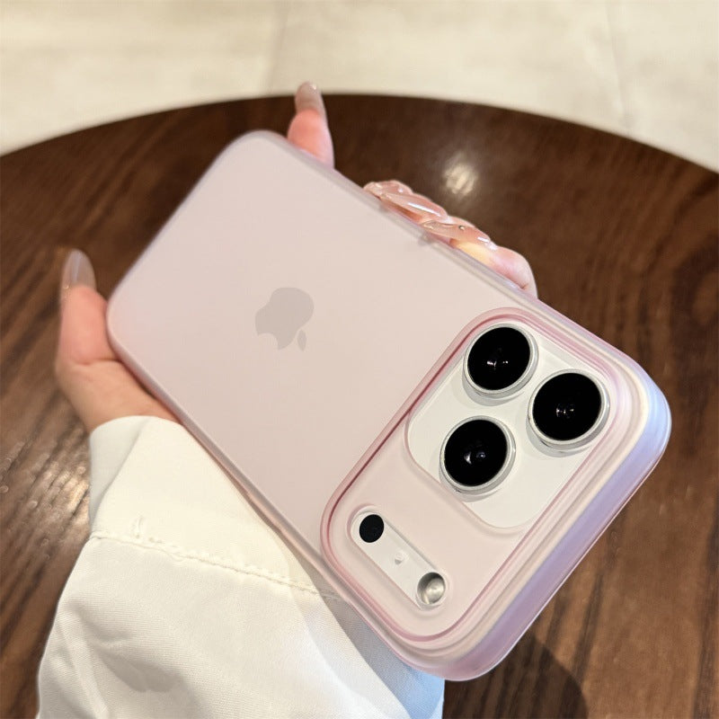 iPhone 17 Pro Max Frosted Transparent Anti-Drop Case