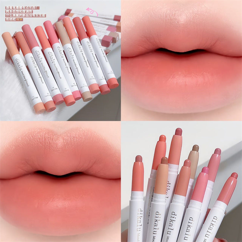 Cross-Border 2-in-1 Matte Lipstick & Lip Liner | The "Doodle Lip"