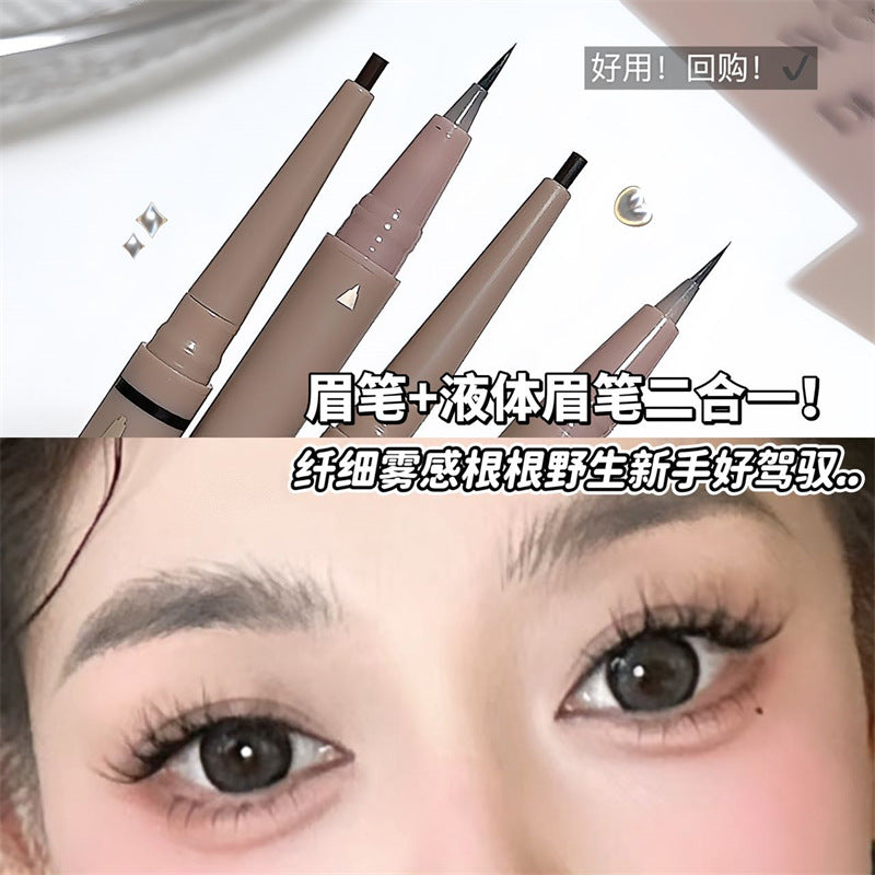 DIKALU Ultra-Fine Double-Ended Eyebrow Pencil | 2-in-1 Natural