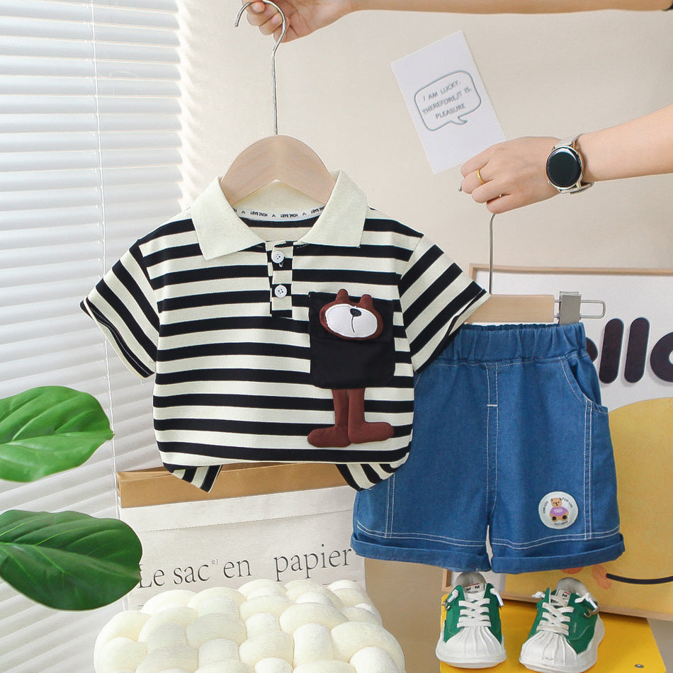Boys 2026 Summer Polo 2-Piece Set