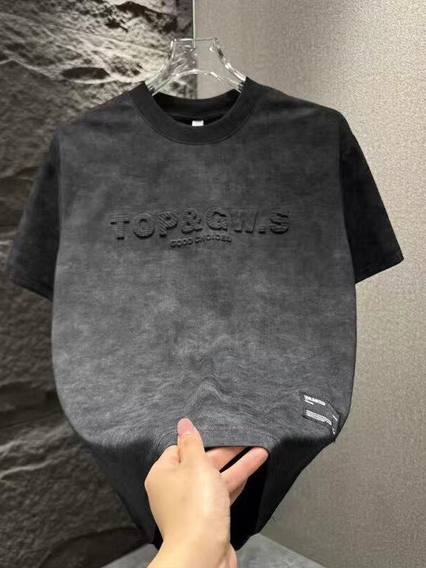 Men’s Summer Korean Blooming T-Shirt – Loose Trendy Fit