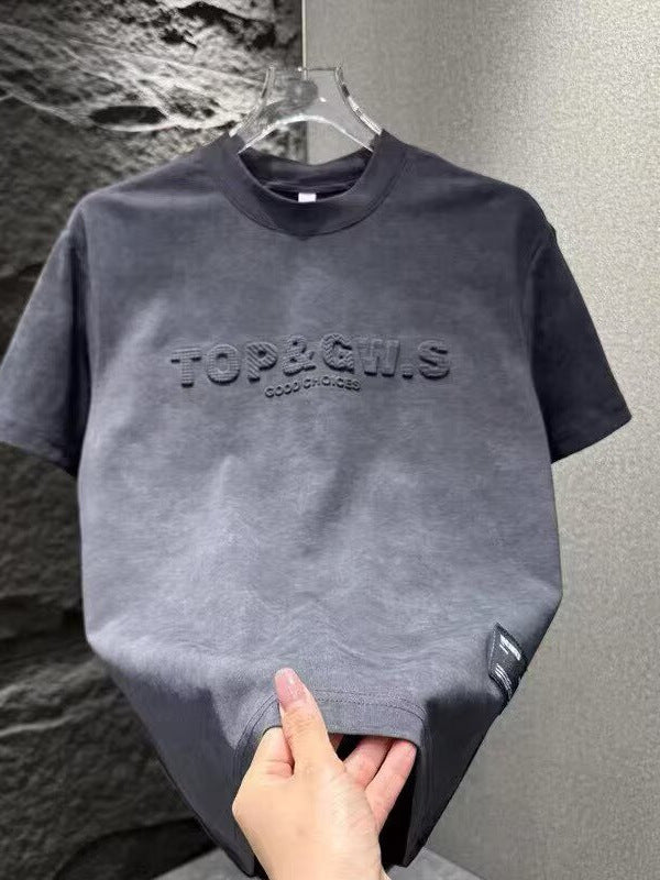 Men’s Summer Korean Blooming T-Shirt – Loose Trendy Fit