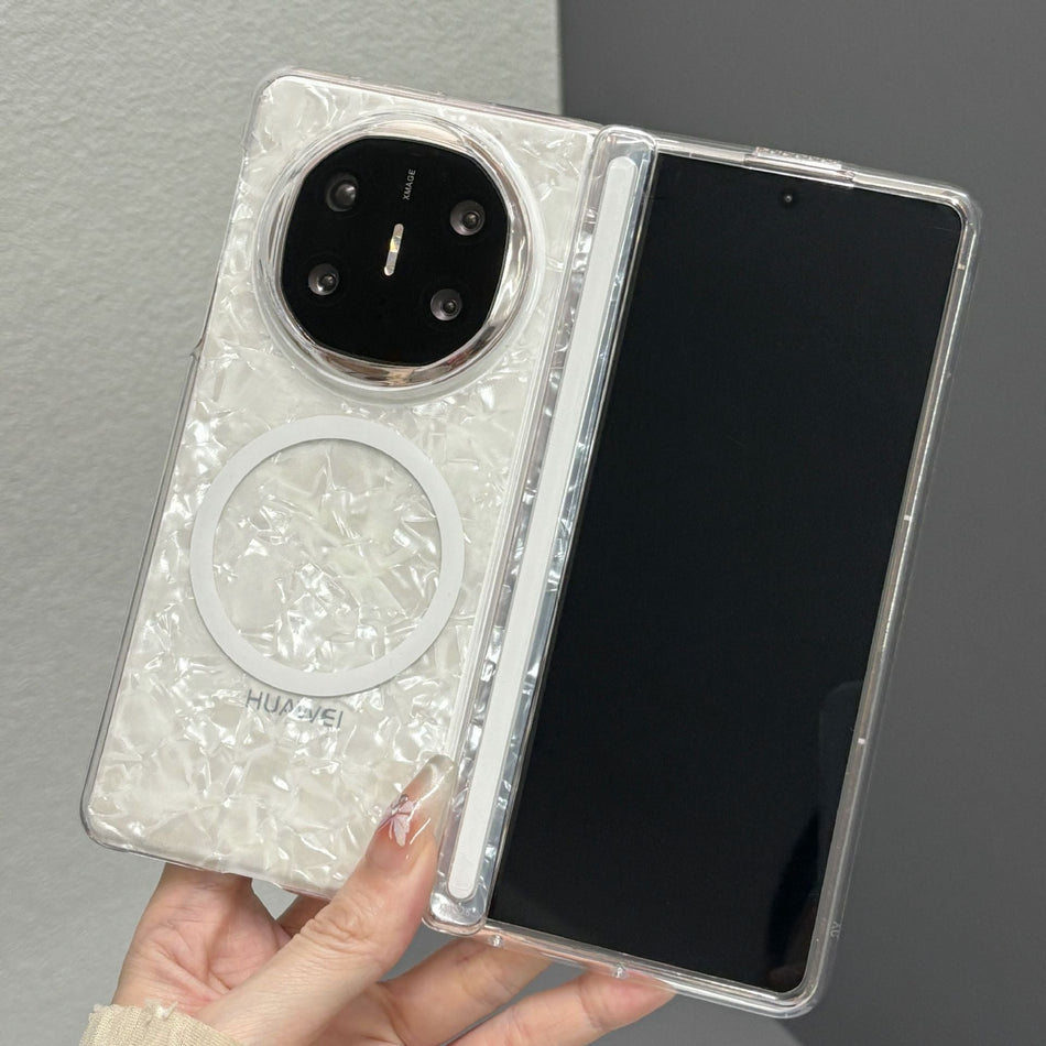 Foldable Phone Case with Magnetic Hinge Protection