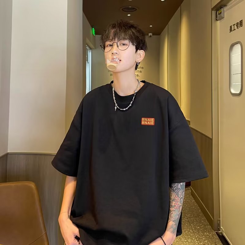 Men’s 260g Heavy Cotton T-Shirt – Summer 2026 Loose Fit