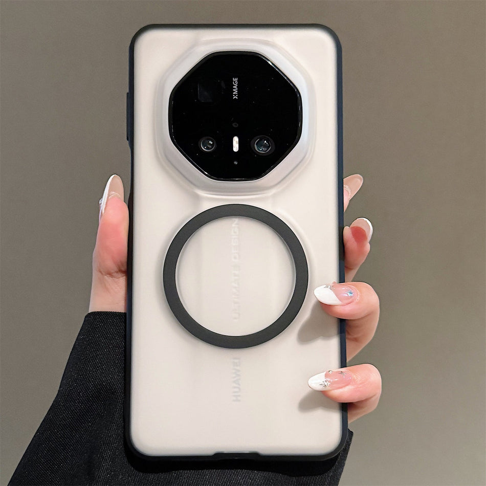 Huawei Mate 70 RS Frosted Magnetic Transparent Case