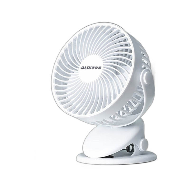 USB Rechargeable Clip Fan Portable Mini Desk Dormitory Fan