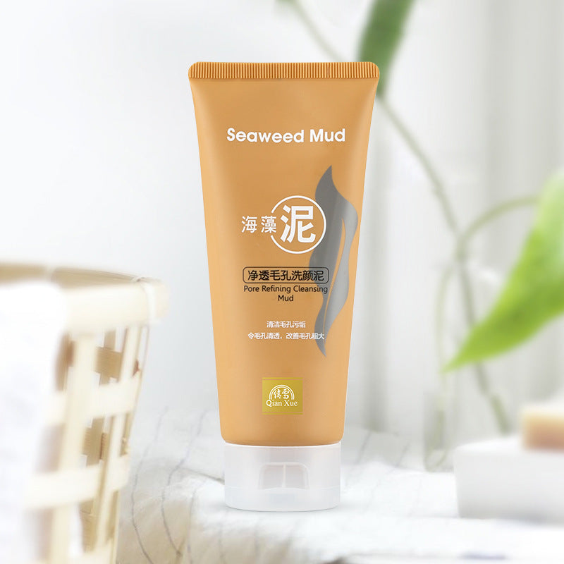 Qianxue Seaweed Mud Deep Cleansing Face Wash 130g