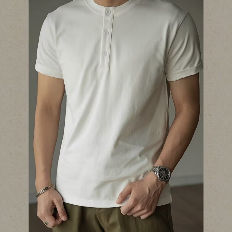 Men’s Heavy Polo T-Shirt – American Style Summer Fit
